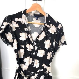 Chaps Floral MIDI dress